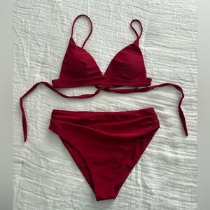 Zaful Cherry Red Bikini